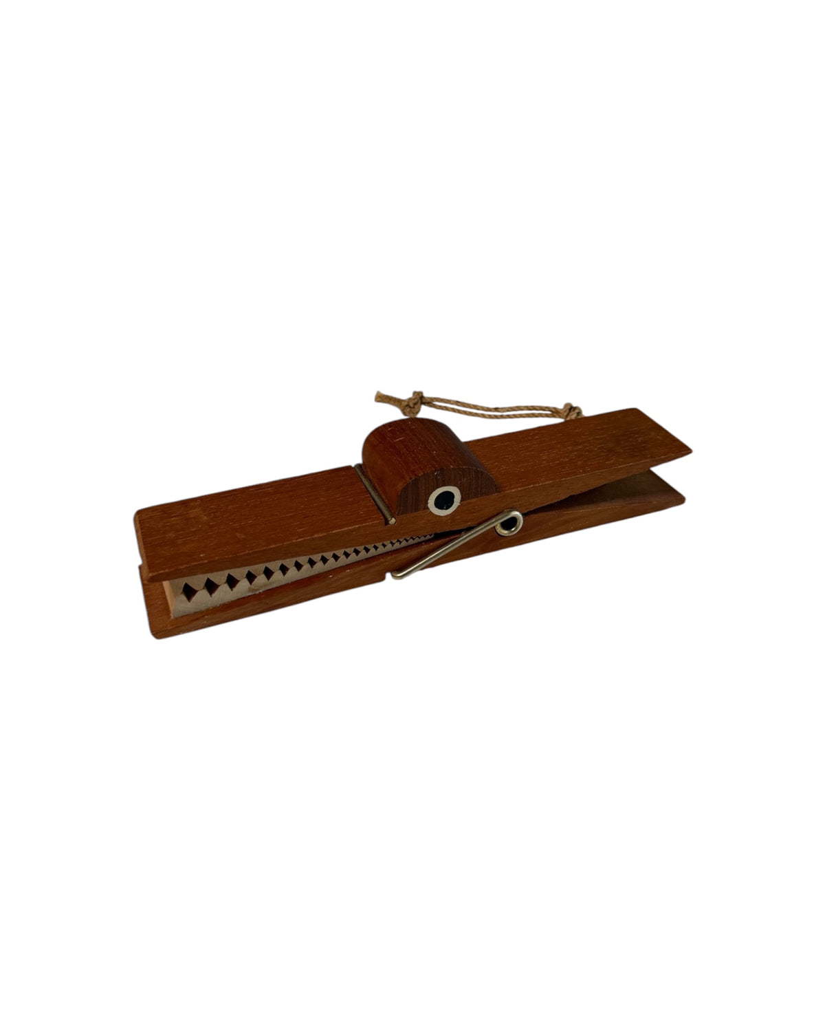 Teak Crocodile Clip