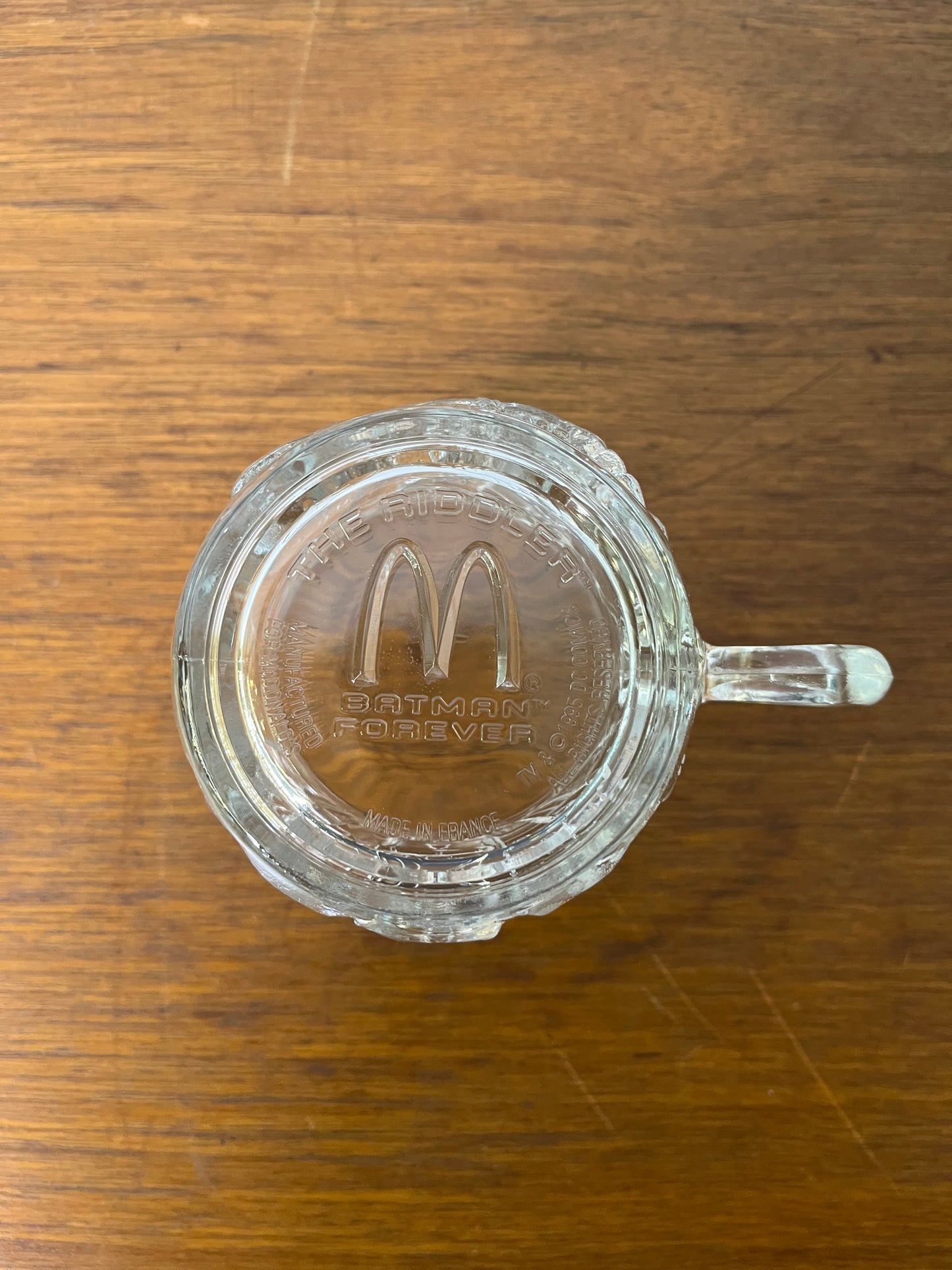 McDonald’s Batman Forever The Riddler Glass Mug