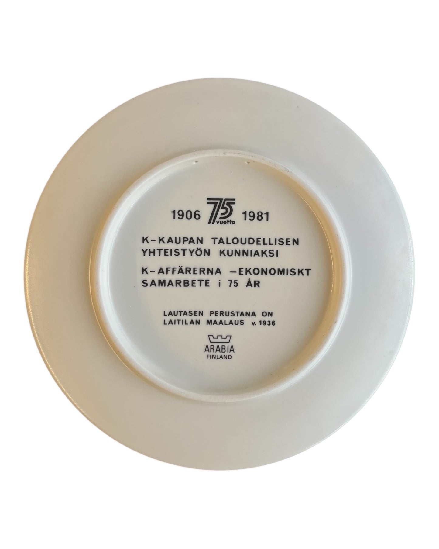 Arabia Wall Plate