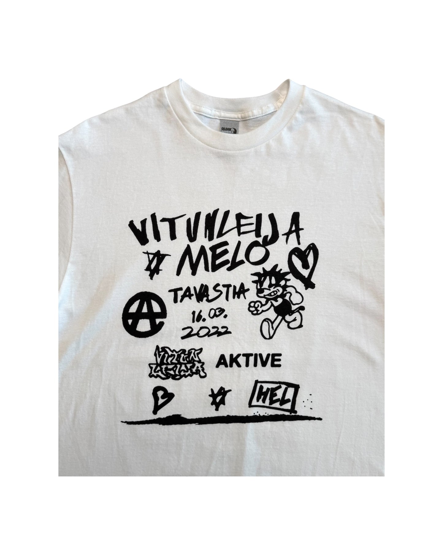 Melo x Vitunleija Tavastia 2022 Merch T-Shirt (S) & (M)