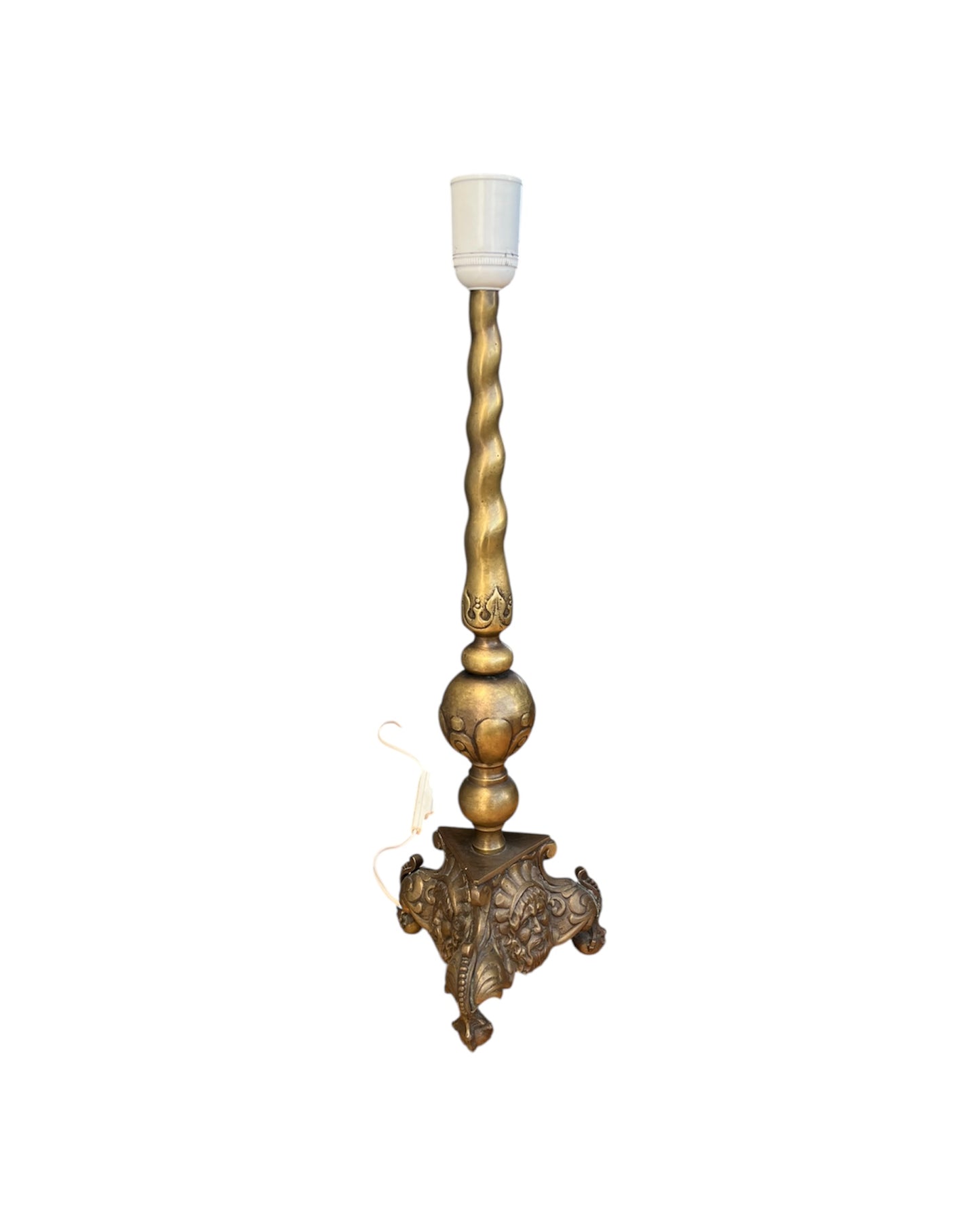 Vintage Brass Lamp
