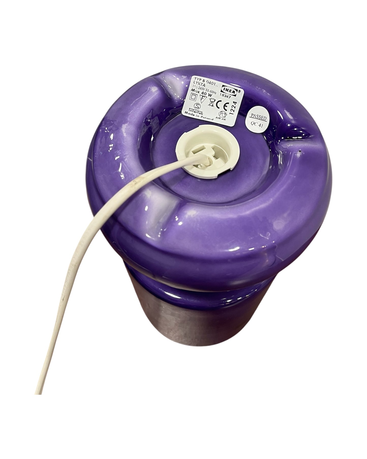 Ikea Lykta Lamp Purple