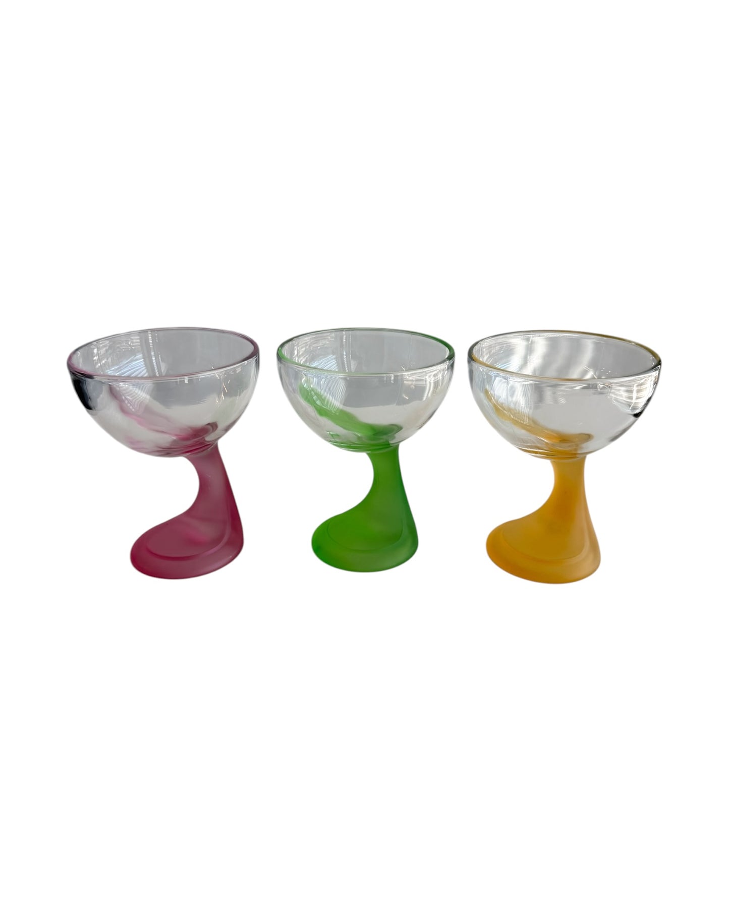 Vintage Multicolored Dessert Dish