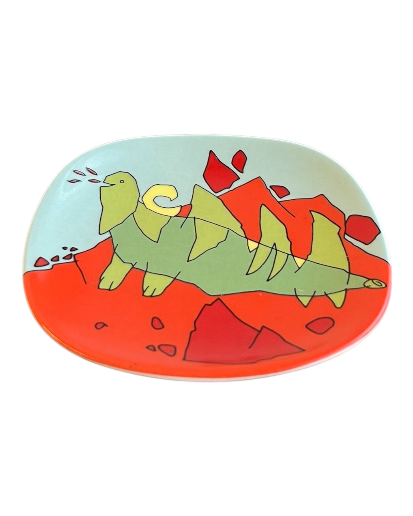Arabia Dinosaur Wall Plate