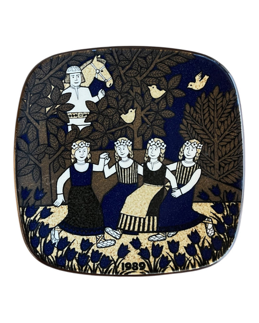 Arabia Kalevala 1989 Wall Plate