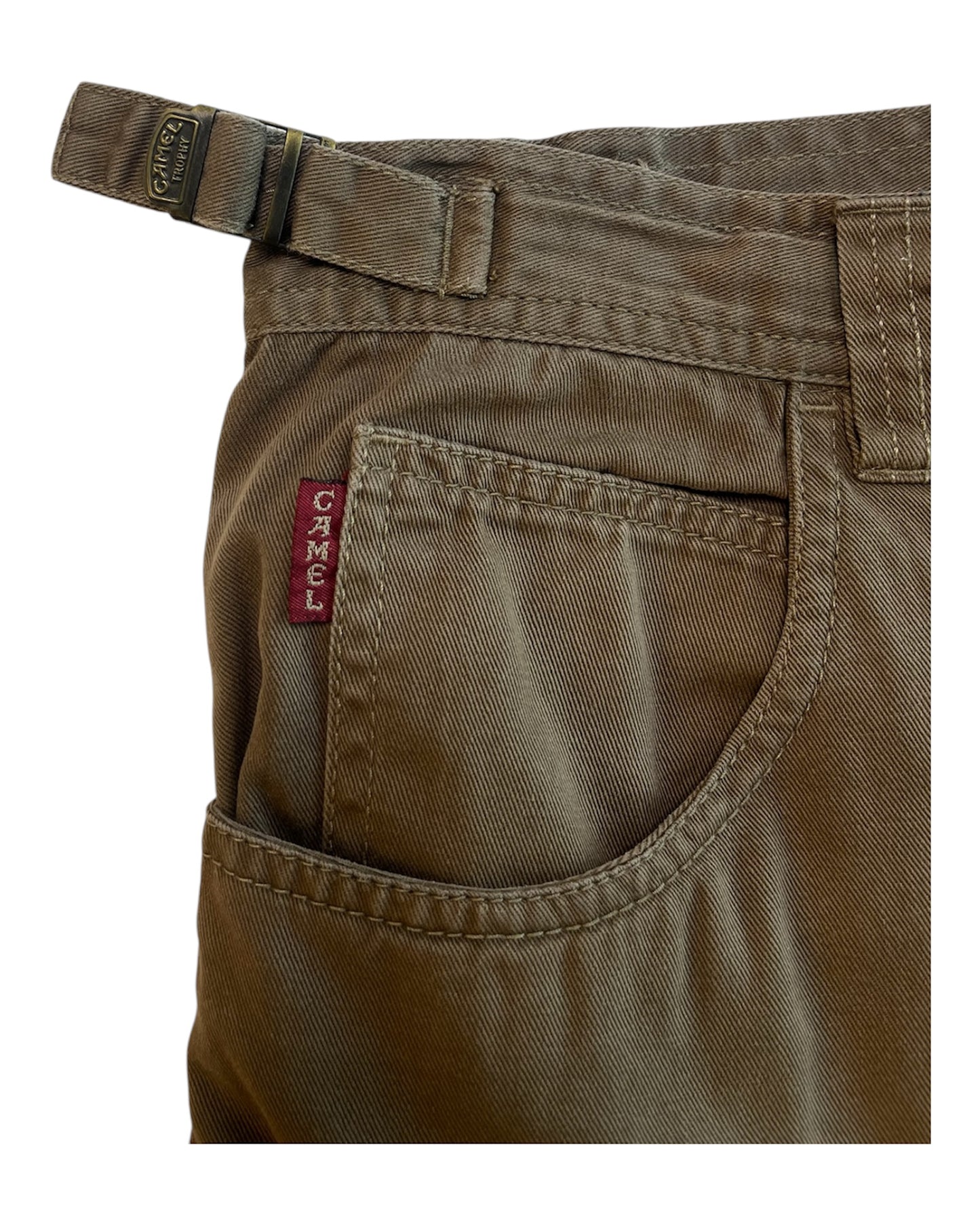 Camel Cargo Shorts (L)