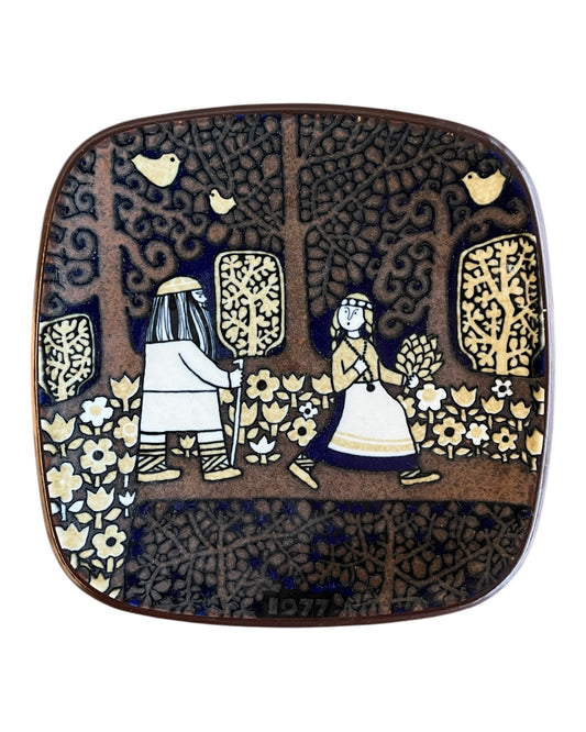 Arabia Kalevala 1977 Wall Plate