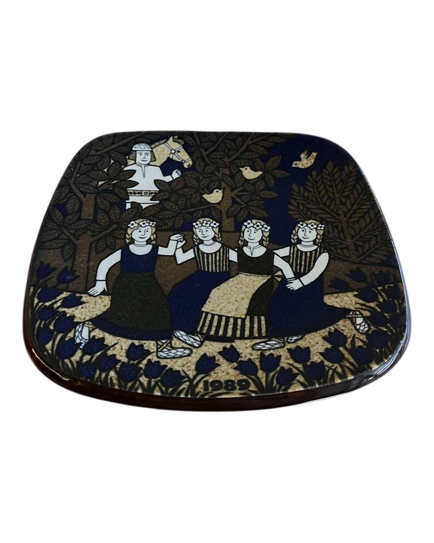 Arabia Kalevala 1989 Wall Plate