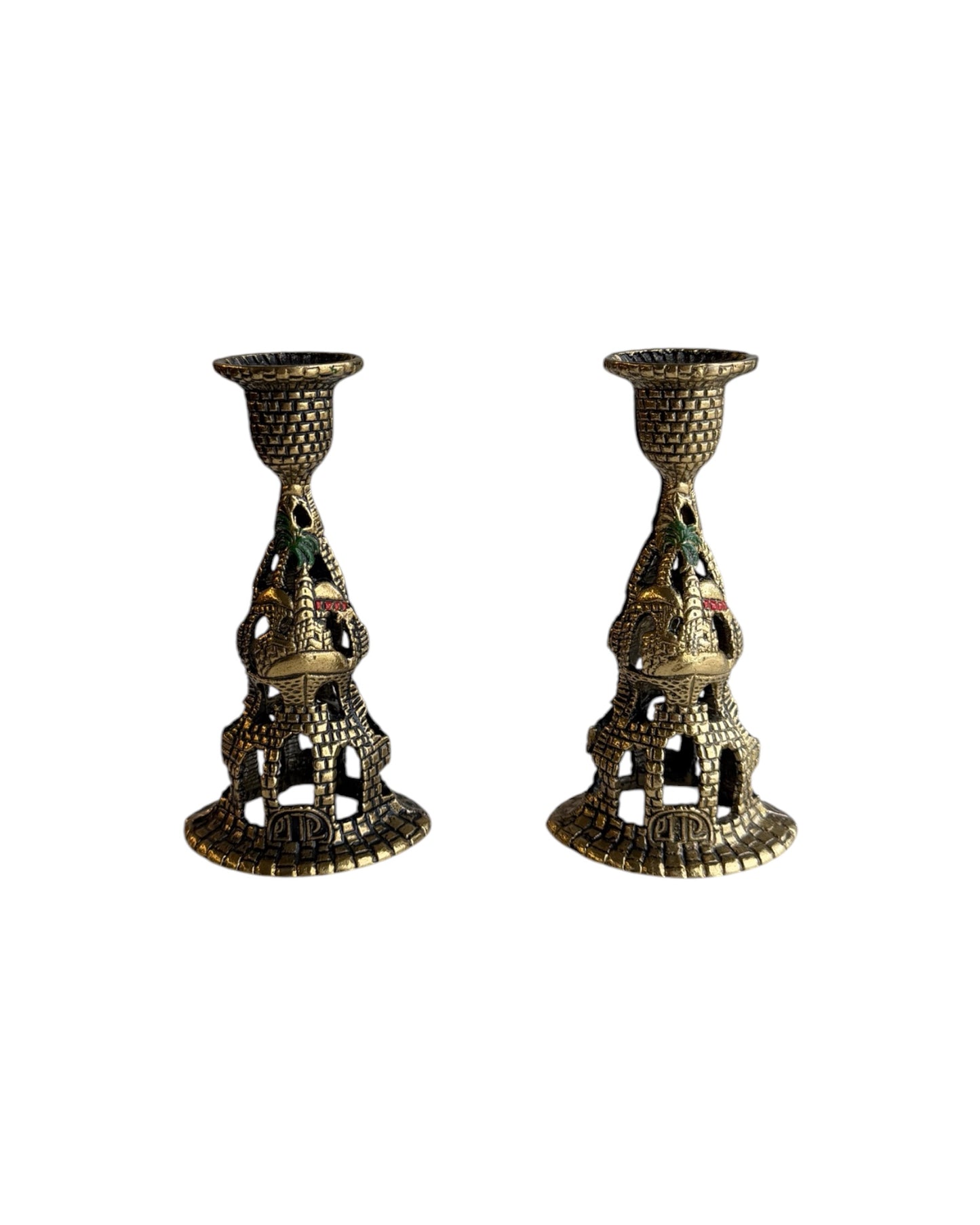 Vintage Brass Candle Holder