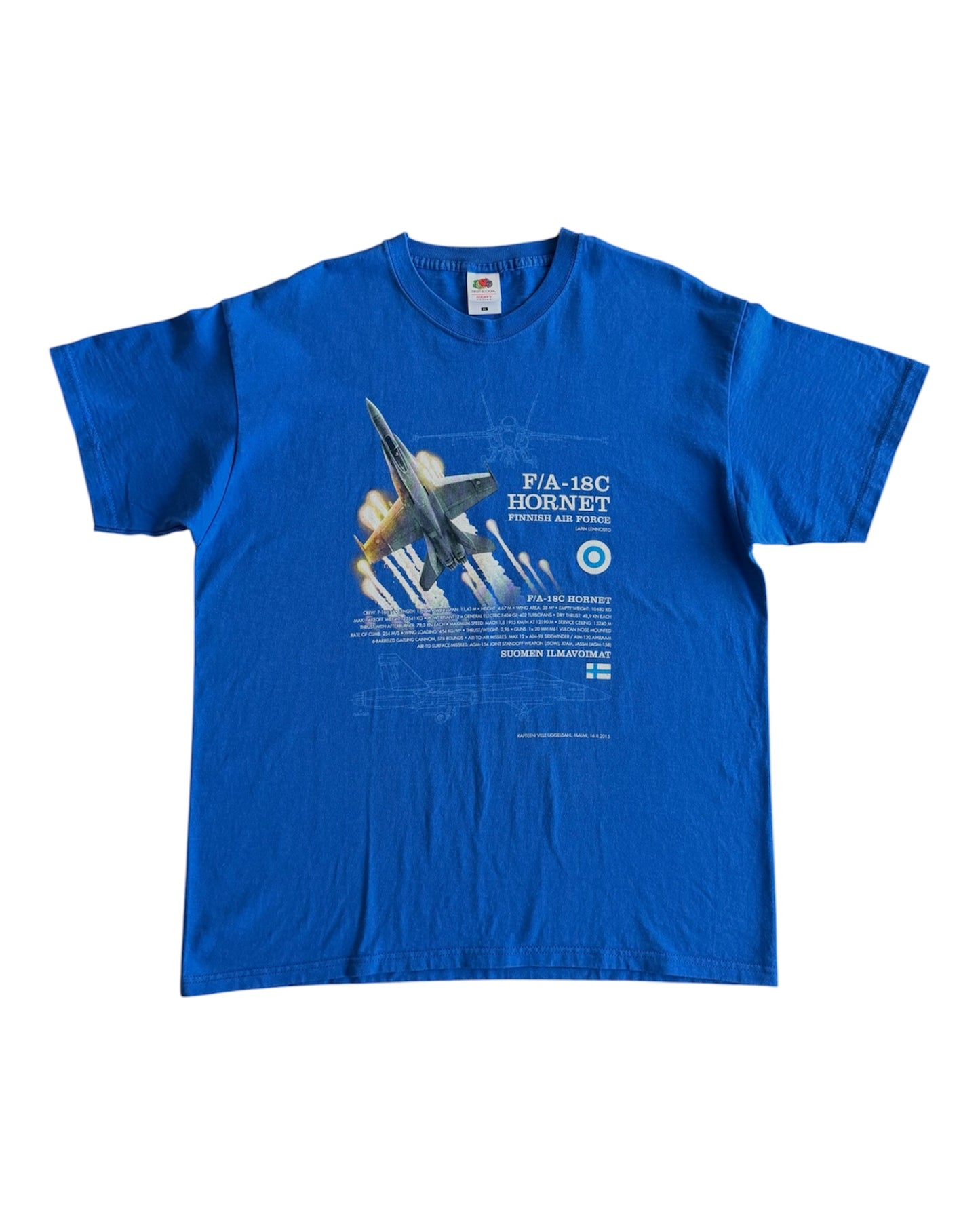 Finnish Air Force F/A-18C Hornet T-Shirt (XL)