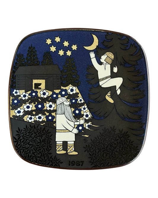 Arabia Kalevala 1987 Wall Plate