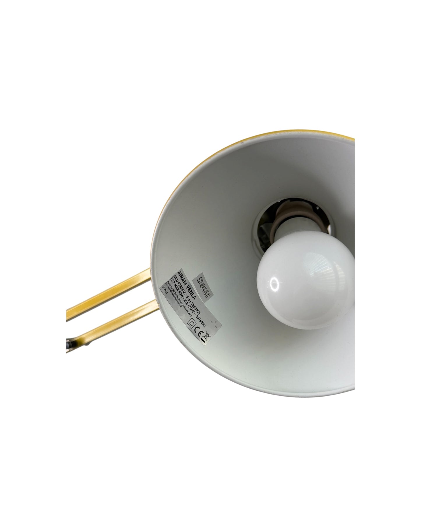 Airam Venla Table Light Yellow