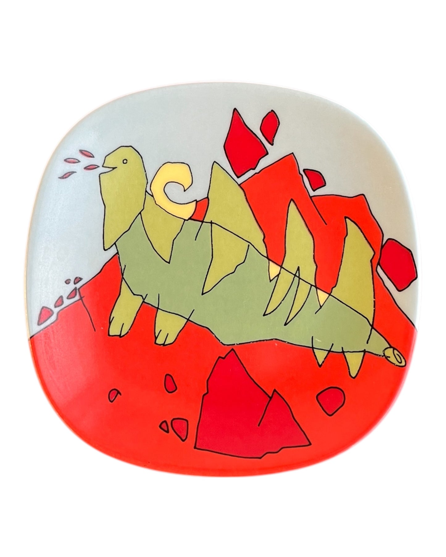 Arabia Dinosaur Wall Plate