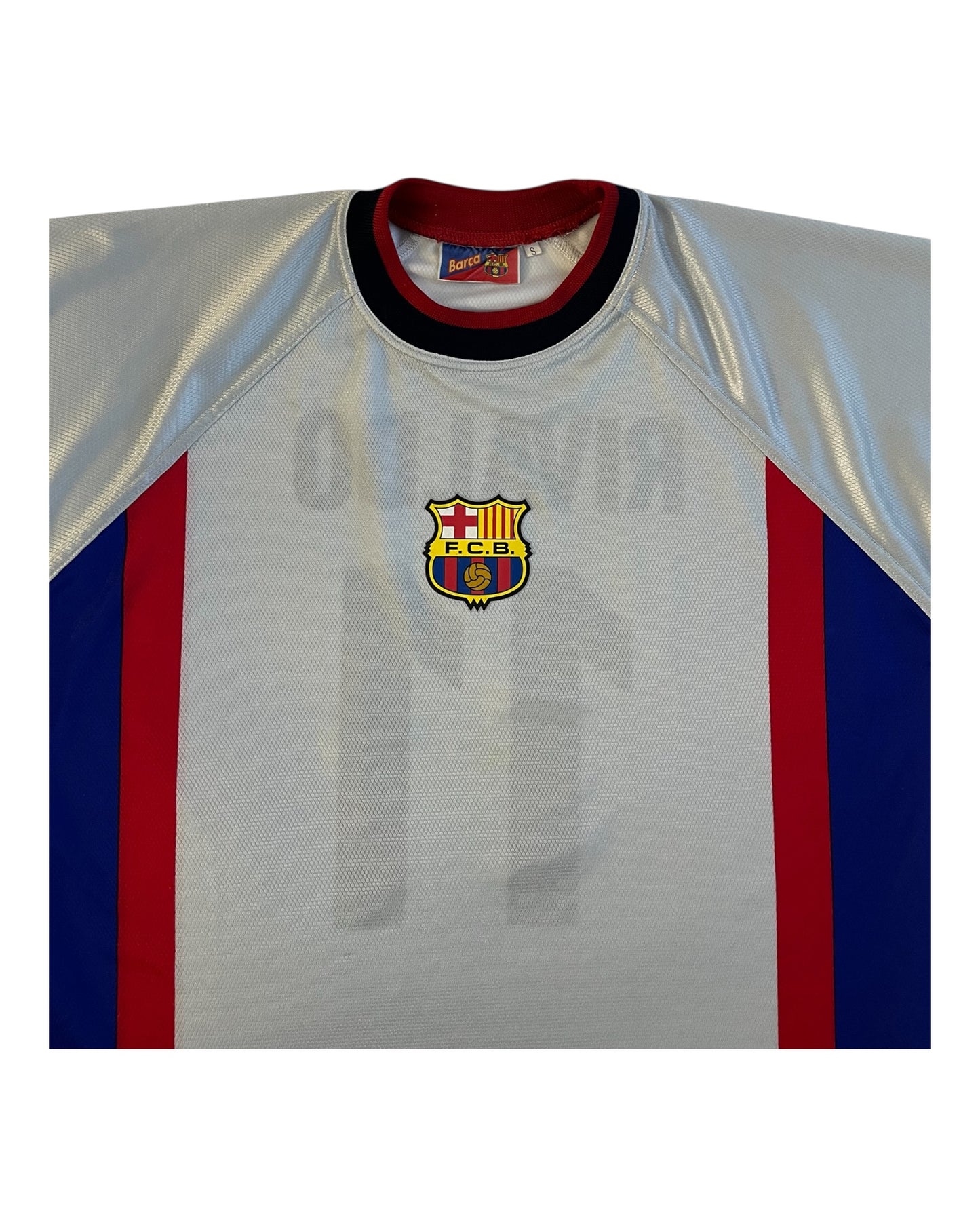 FC Barcelona Rivaldo #11 Shirt (S/M)