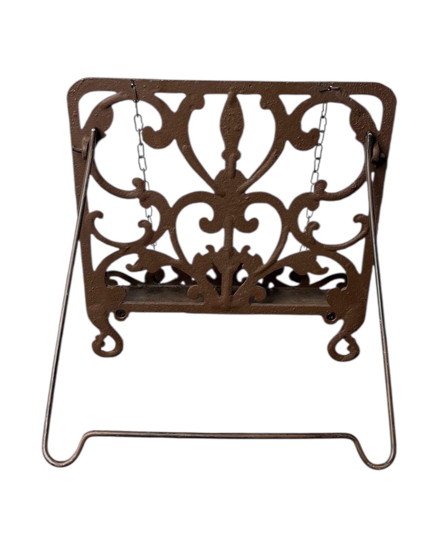 Vintage Cast Iron Cookbook Book Stand