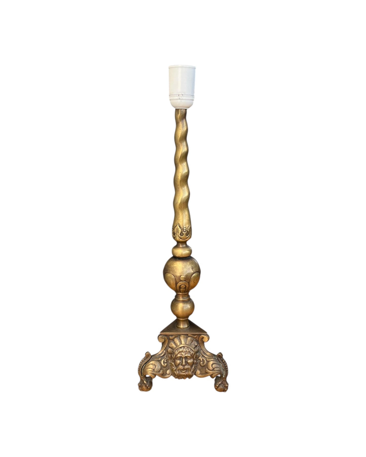 Vintage Brass Lamp