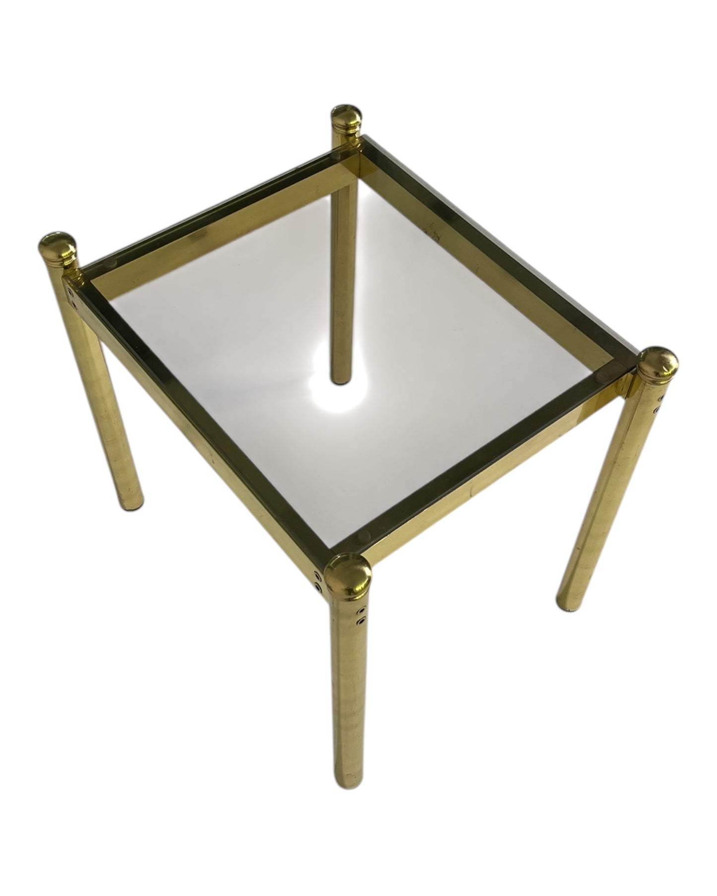 Metallic Glass Table