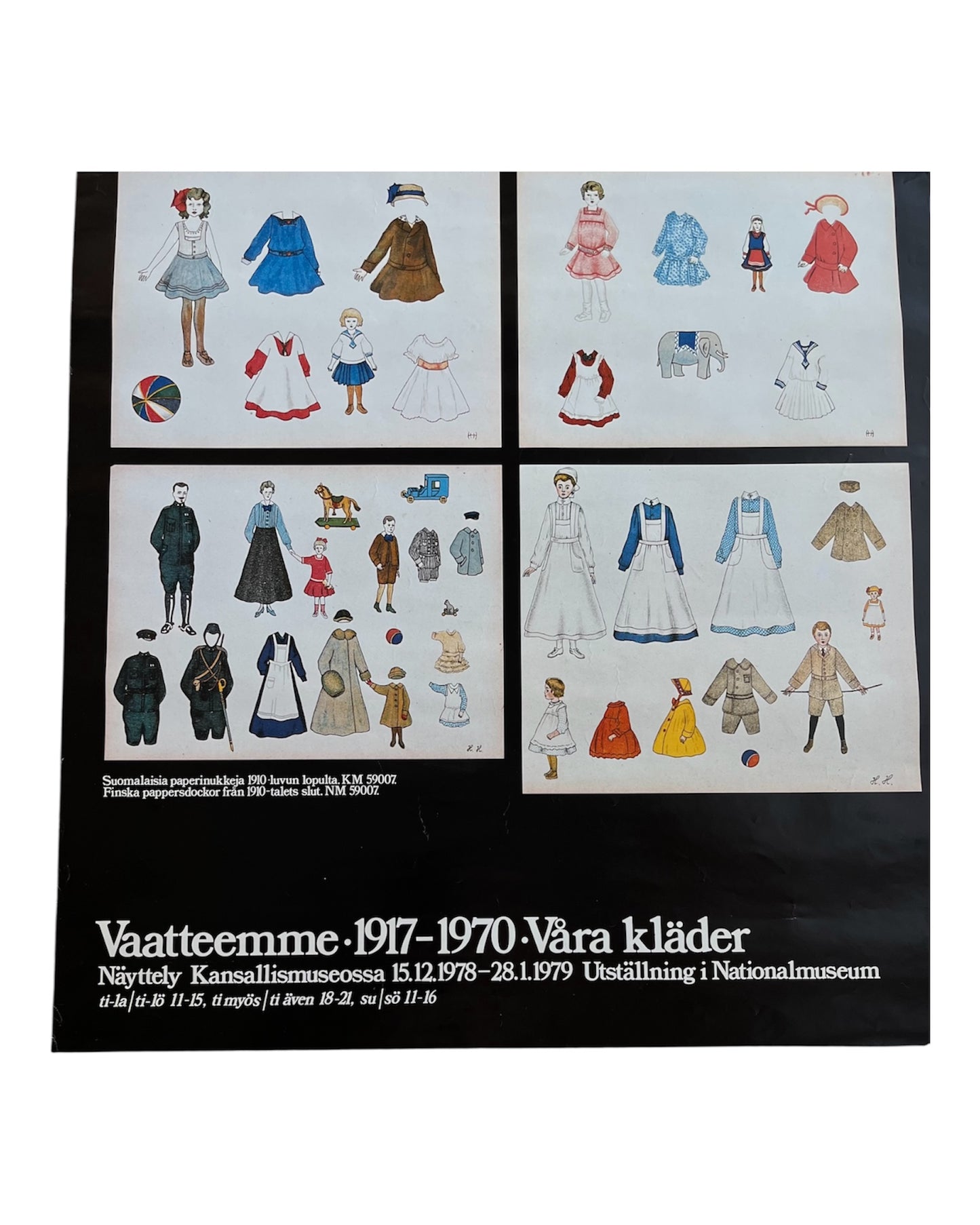 Vaatteemme 1917-1970 Poster