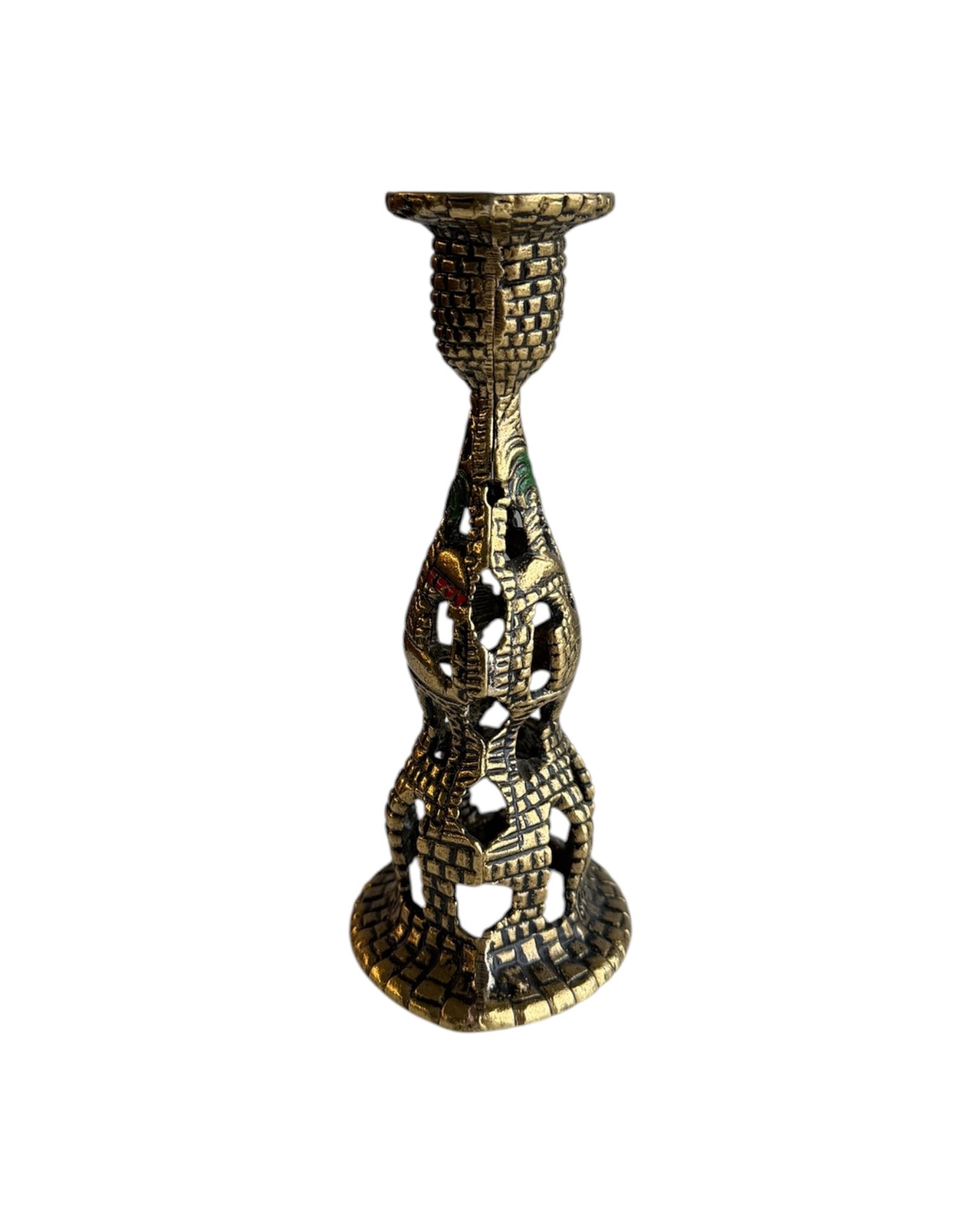 Vintage Brass Candle Holder