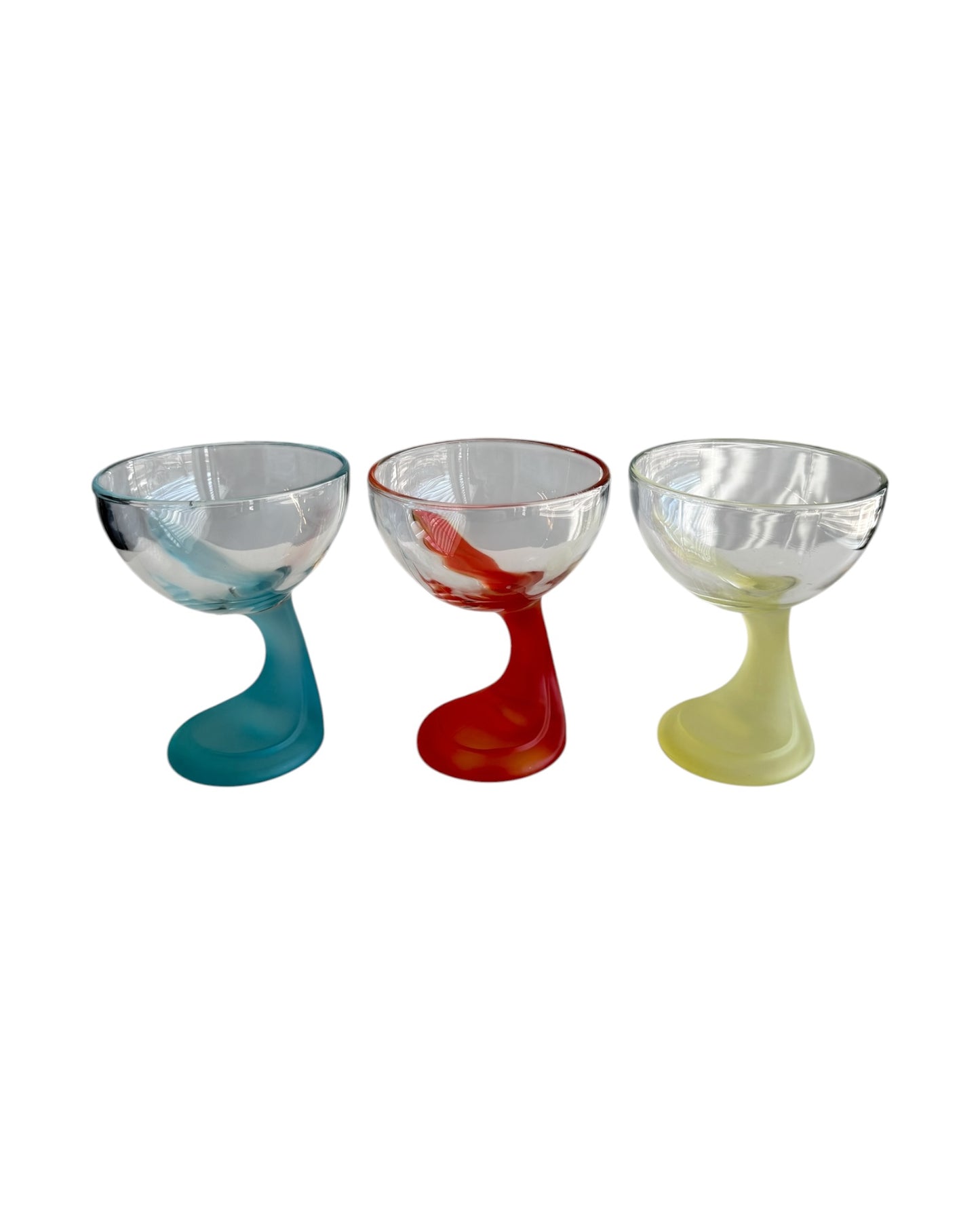 Vintage Multicolored Dessert Dish