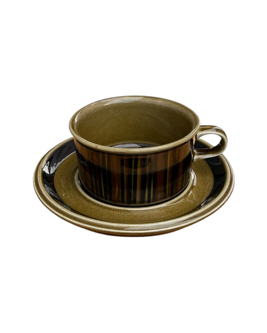 Arabia Kosmos Tea Cup & Plate