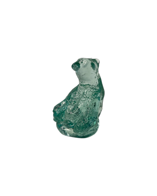 Glass Bear Figure