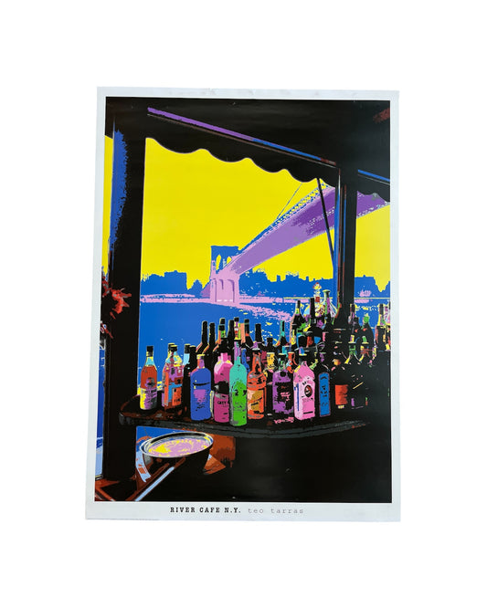 Teo Tarras River Cafe N.Y. Poster
