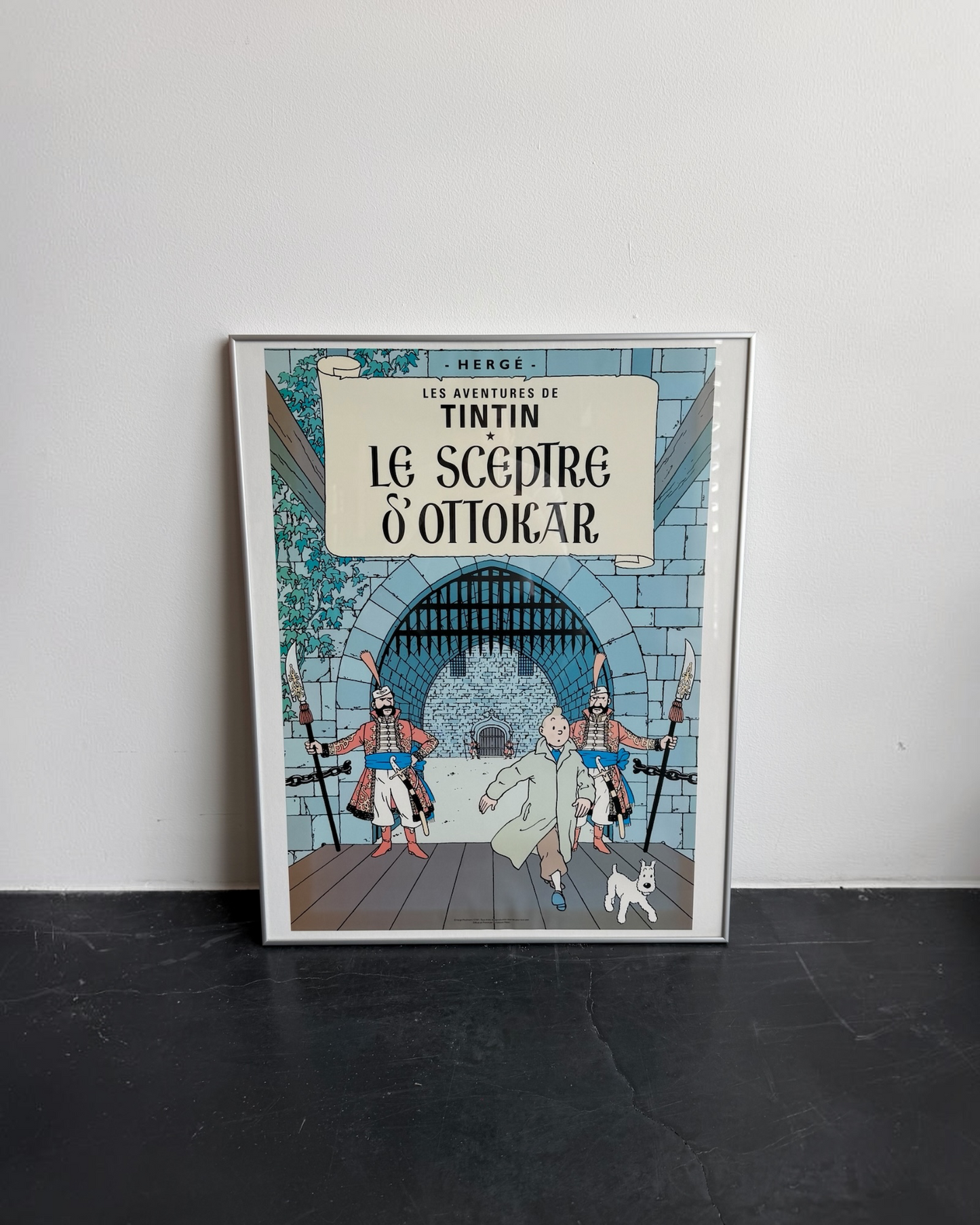 Les Aventures De Tintin Le Sceptre D’ Ottokar Framed Poster