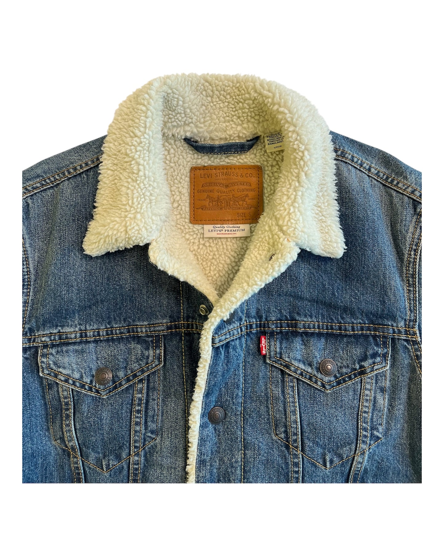 Levis Sherpa Trucker Jacket (S)