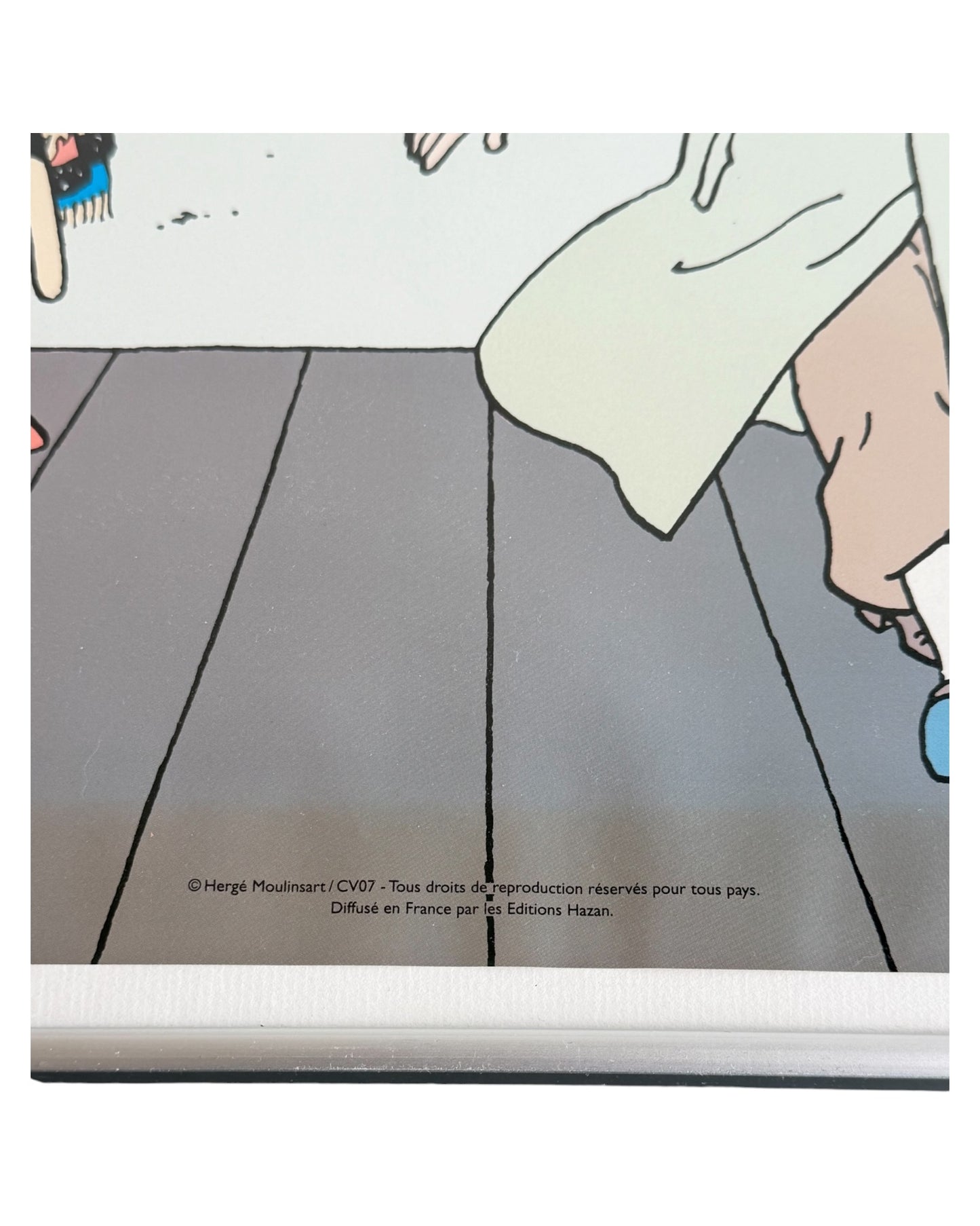 Les Aventures De Tintin Le Sceptre D’ Ottokar Framed Poster