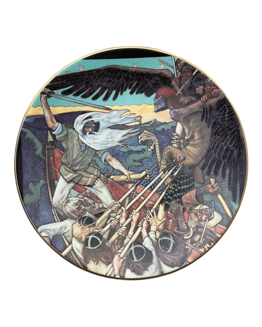 Arabia Kalevala Sammon Puolustus Wall Plate