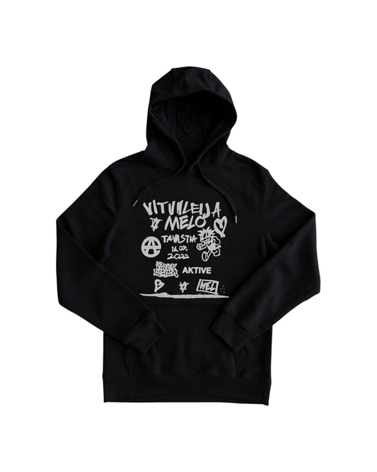 Melo x Vitunleija Tavastia 2022 Merch Hoodie (XS), (S) & (M)