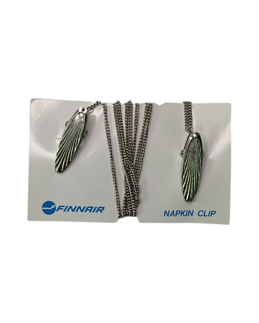 Finnair Napkin Clip Silver 835