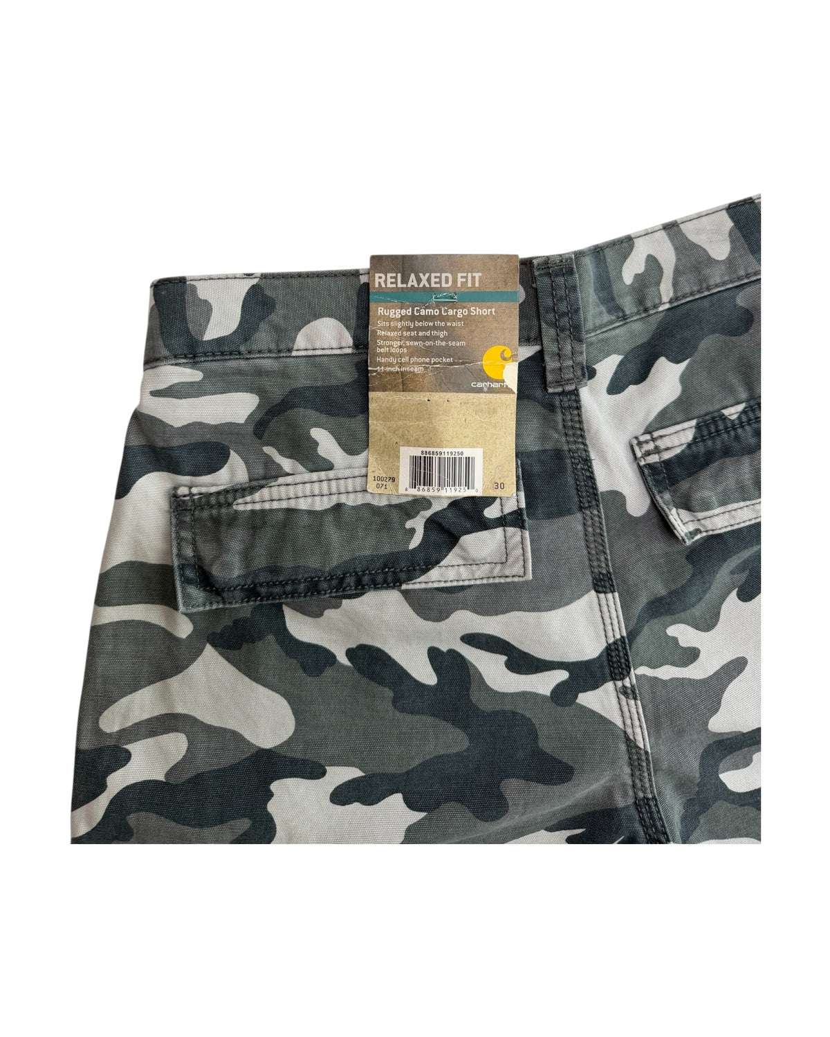 Carhartt Rugged Camo Cargo Shorts (30)