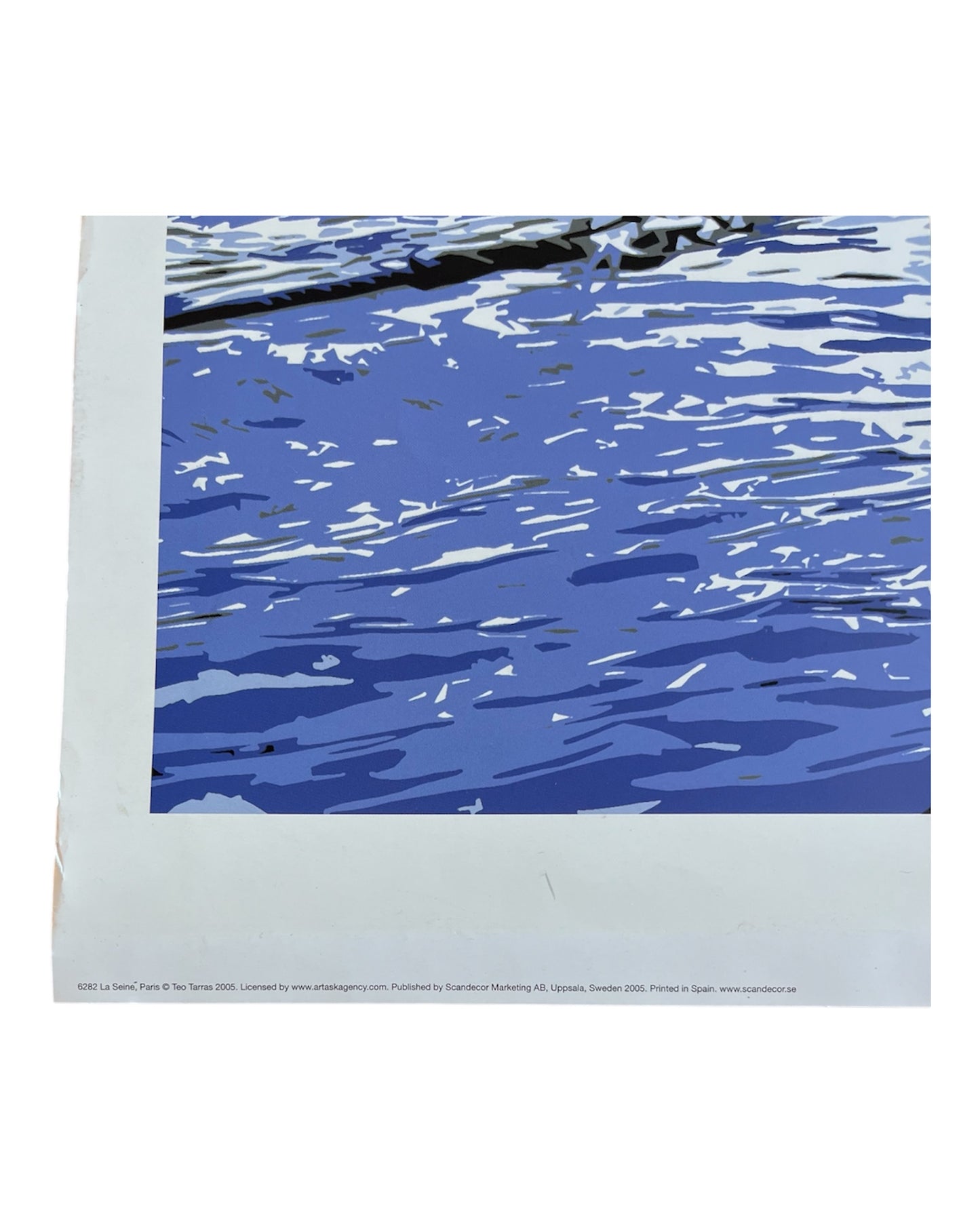 Teo Tarras La Seine Paris Poster